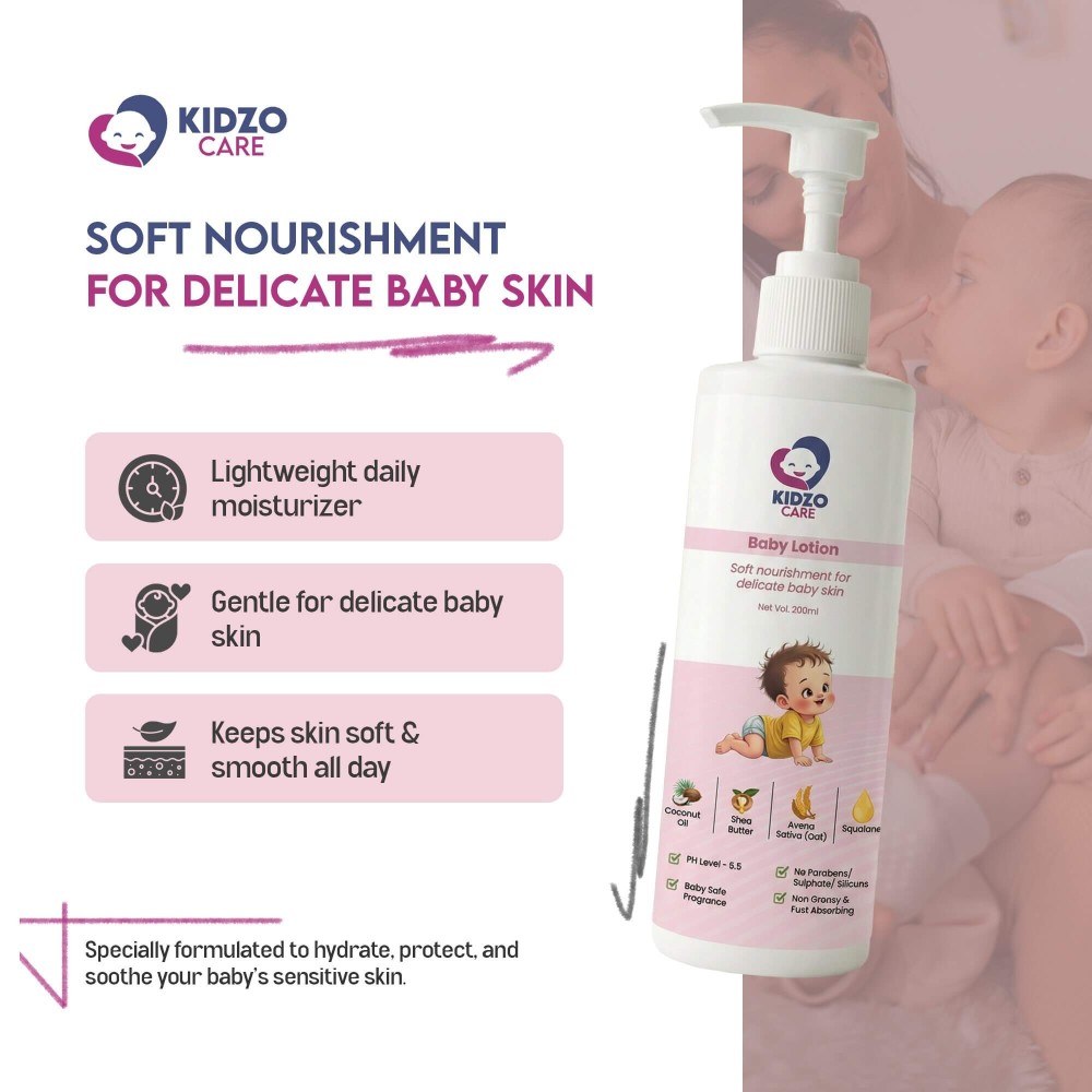 Baby Lotion - Kidzo Care