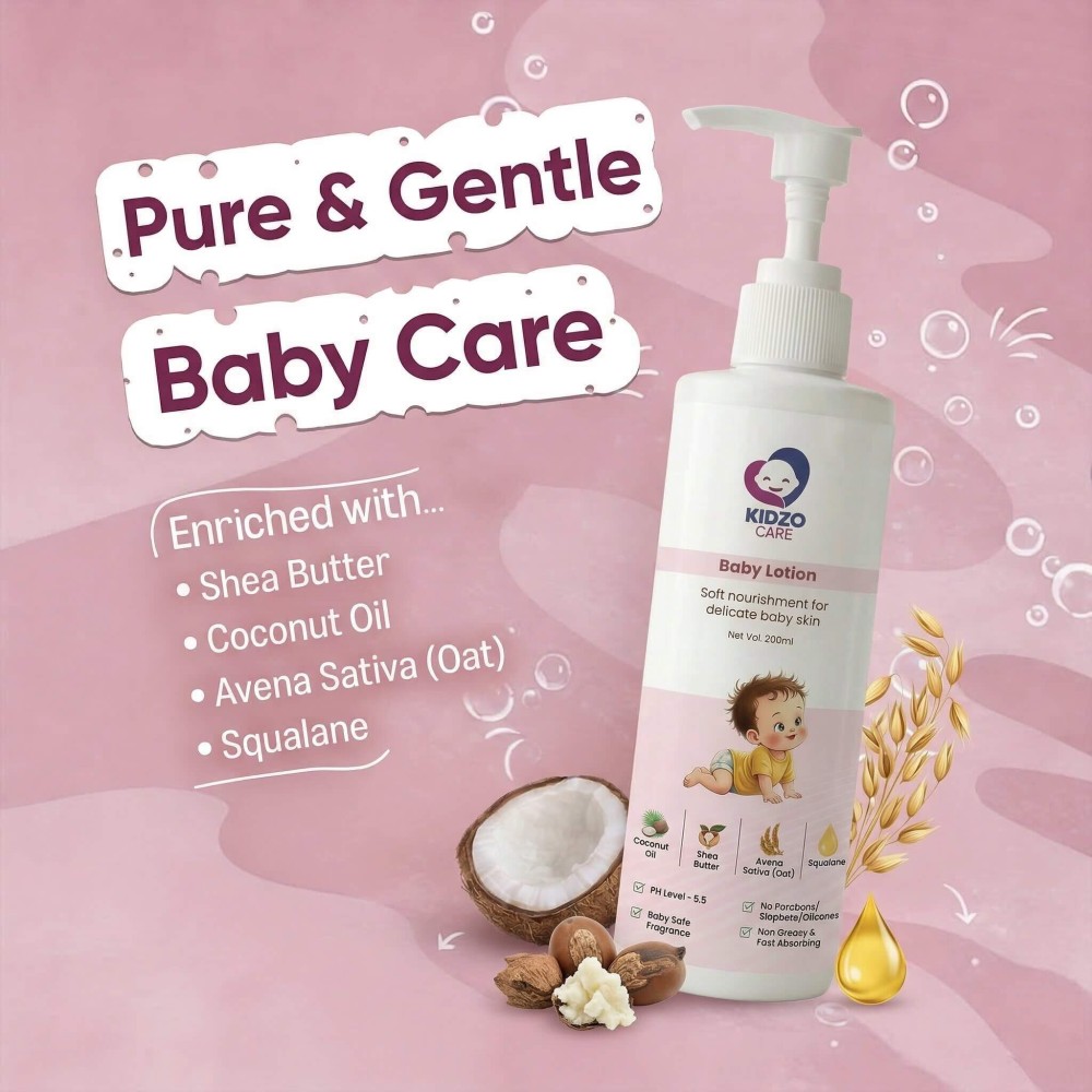 Baby Lotion - Kidzo Care