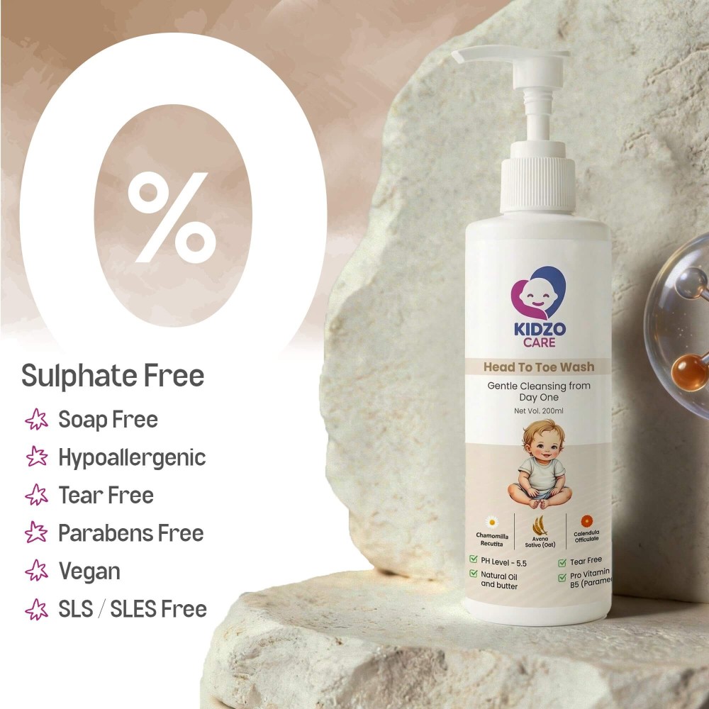 Baby head to toe wash - Kidzo Care
