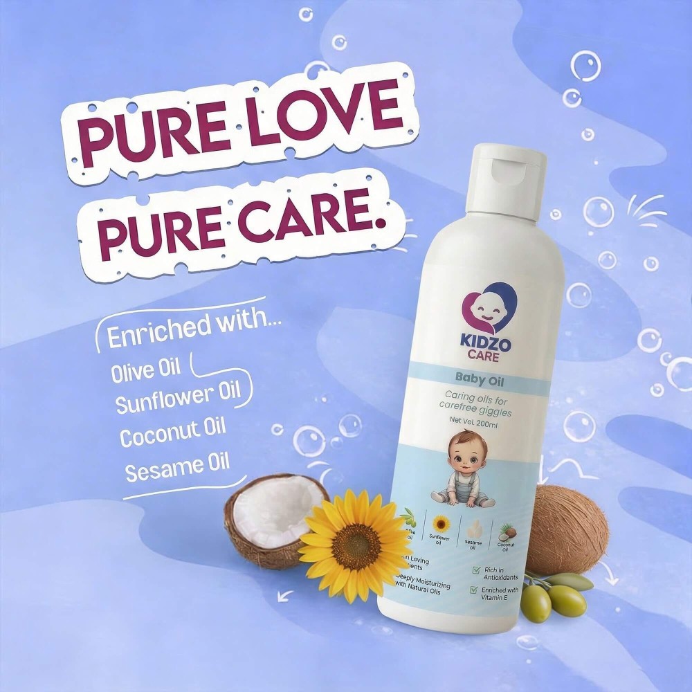 Baby oil - Kidzo Care