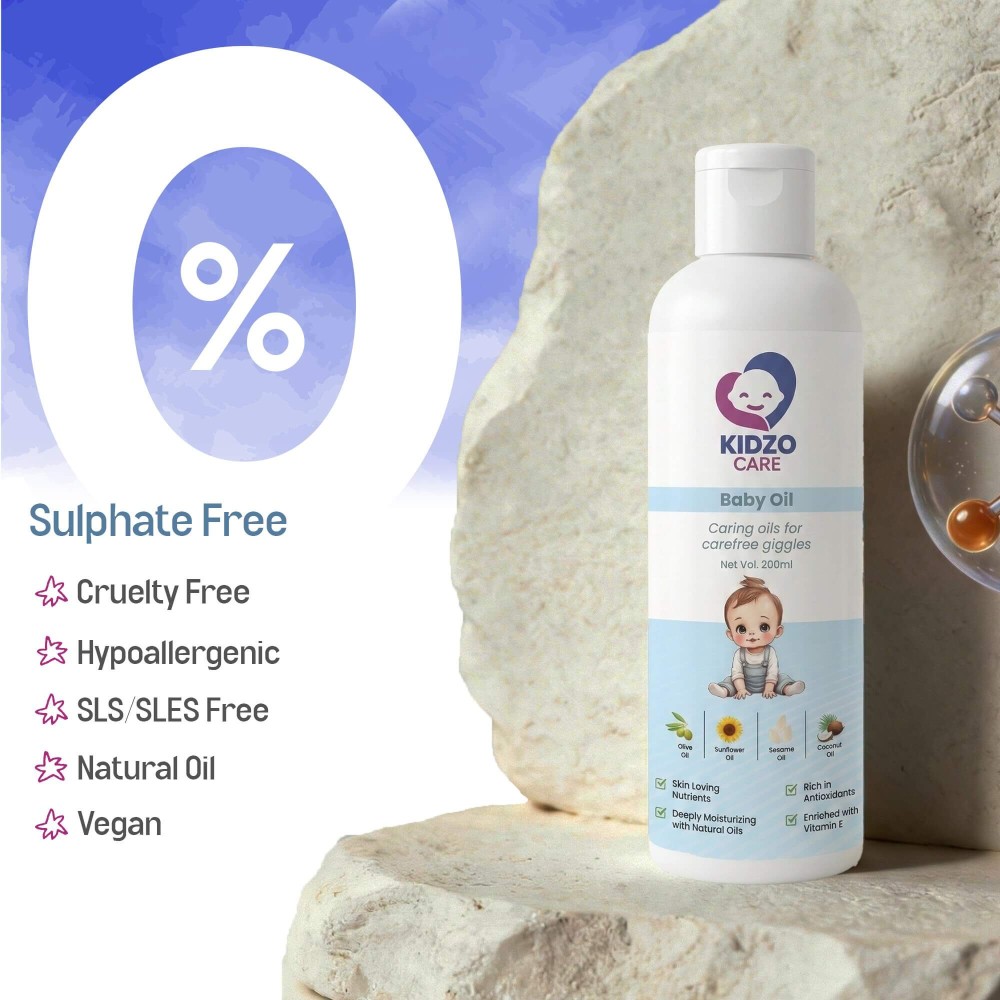 Baby oil - Kidzo Care