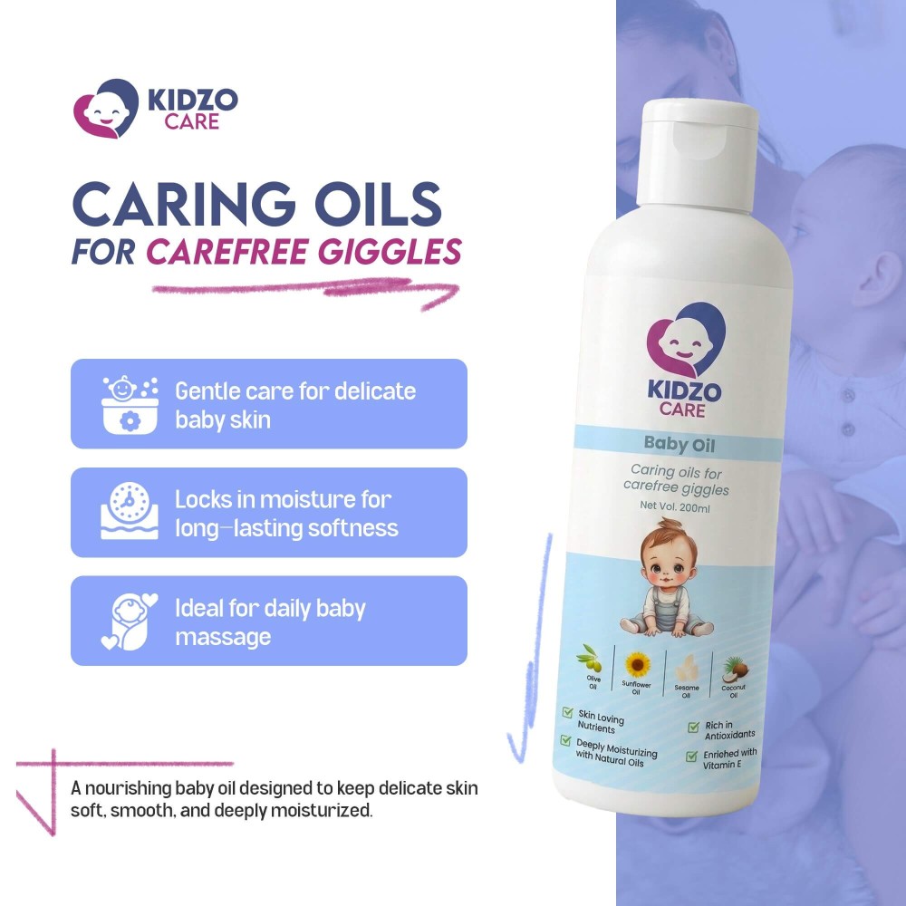 Baby oil - Kidzo Care