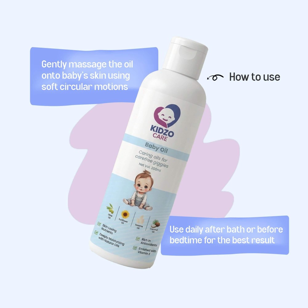 Baby oil - Kidzo Care