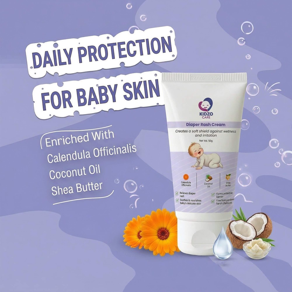 Baby diaper rash cream - Kidzo Care