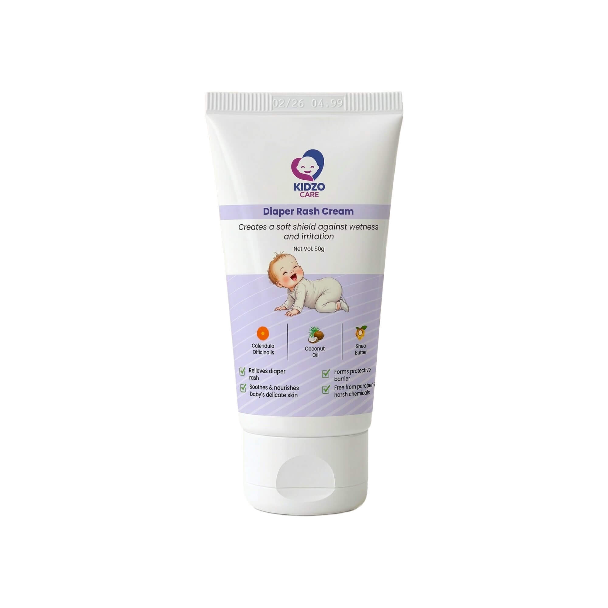 Baby diaper rash cream