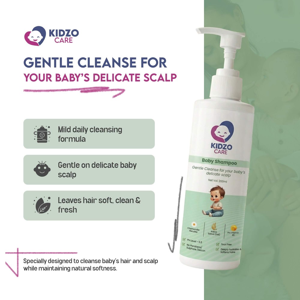 Baby shampoo - Kidzo Care