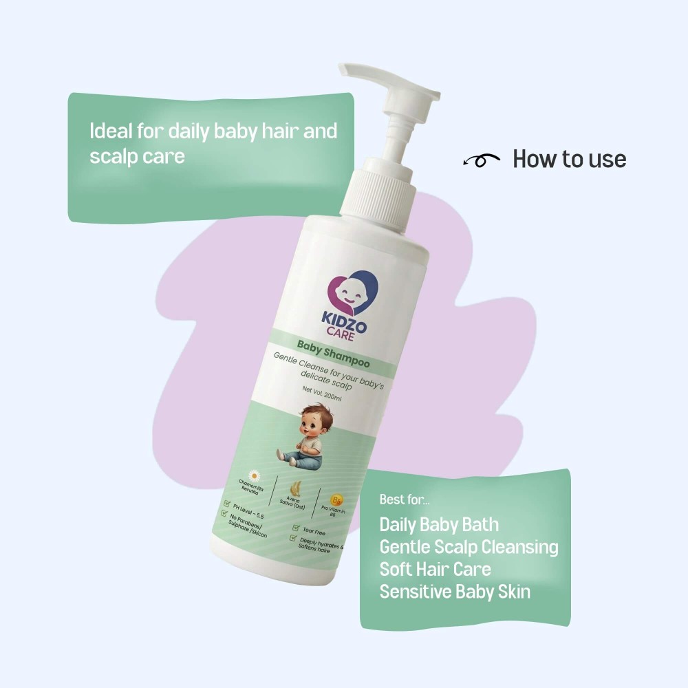 Baby shampoo - Kidzo Care