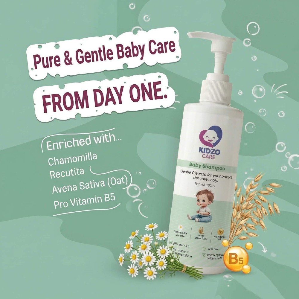 Baby shampoo - Kidzo Care