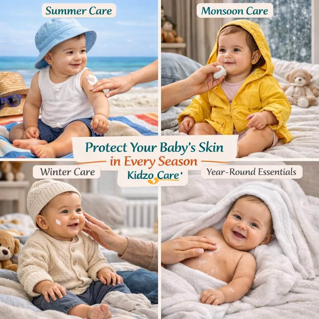 How to Care for Your Baby’s Skin Through Every Season